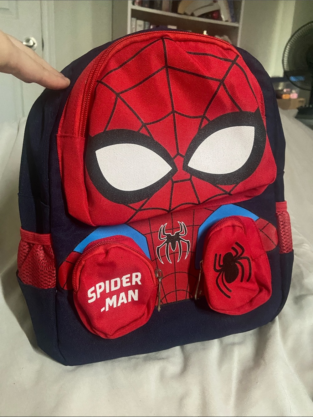 Marvel Spider-Man Kids Red and Navy Backpack